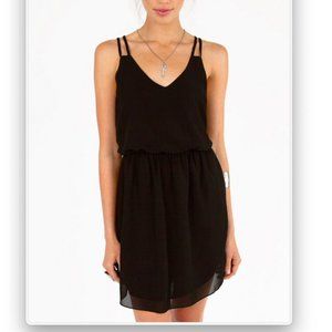 Tobi Black Square One Tank Dress